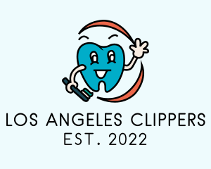 Dental Clinic - Dental Care Mascot logo design