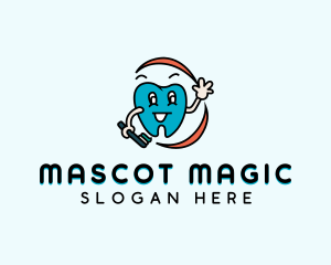 Dental Care Mascot logo design