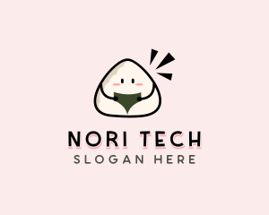 Japanese Onigiri Restaurant logo design