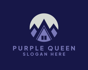 Purple House Realty logo design