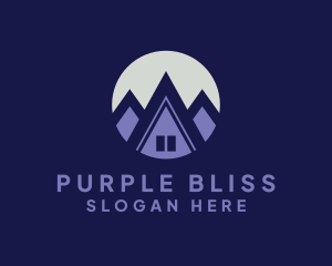 Purple House Realty logo design