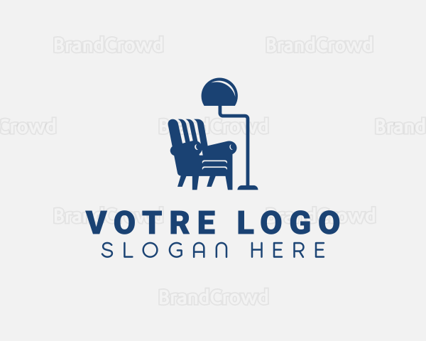 Chair Lamp Furniture Logo