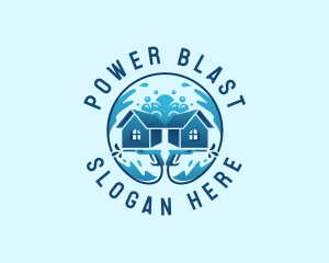 Home Hydro Power Wash logo design