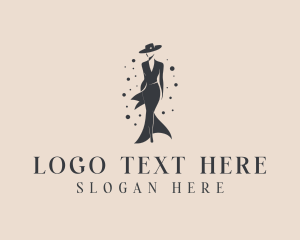 Runway - Couture Gown Fashion logo design