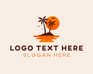 Beach - Beach Travel Getaway logo design