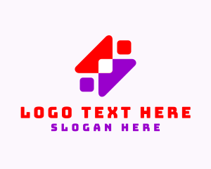 Networking - Digital Media Technology logo design