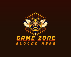 Hornet Bee Gaming logo design