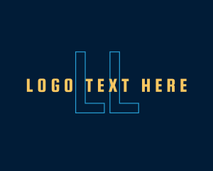 Application - Digital Modern Techno logo design
