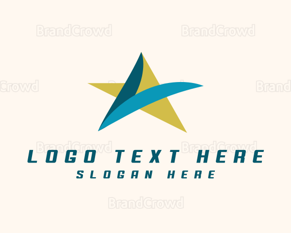 Multimedia Star Design Logo