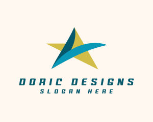 Multimedia Star Design logo design