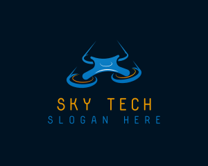 Drone - Fast Flying Drone logo design