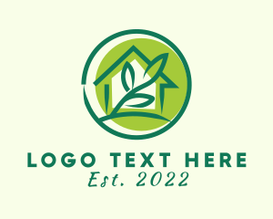 Greenhouse - Botanical Farm House logo design
