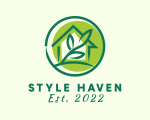 Hut - Botanical Farm House logo design