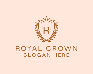 Royal Crown Shield Academe logo design