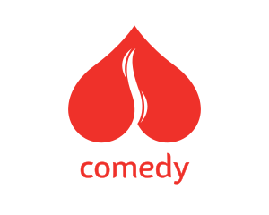 Smoking - Red Heart Smoke logo design