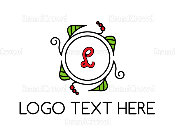 Fresh Wreath Lettermark Logo