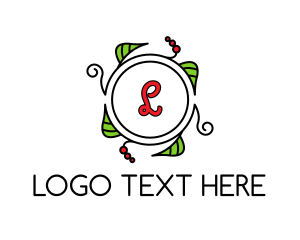 Restaurant - Fresh Wreath Lettermark logo design