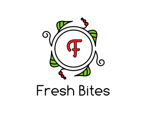 Fresh Wreath Lettermark  logo design