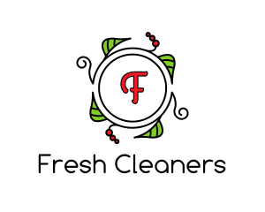 Fresh Wreath Lettermark  logo design