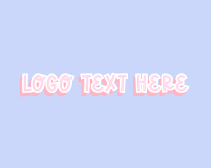 Cute - Cute Playful Pastel logo design