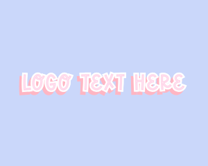 Sans - Cute Playful Pastel logo design