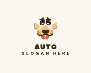 Dog Paw Puppy Logo