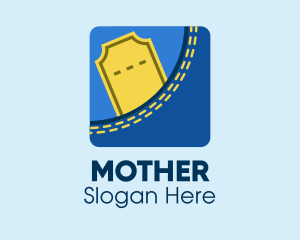 Social Media - Ticket Coupon Voucher App logo design