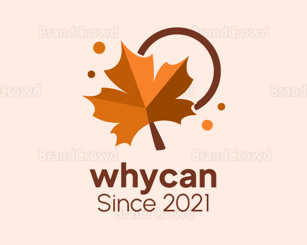 Nature Leaf Autumn Logo