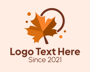 Season - Nature Leaf Autumn logo design