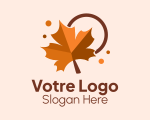 Nature Leaf Autumn  Logo