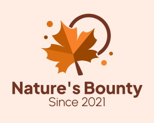 Nature Leaf Autumn  logo design