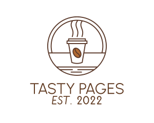 Cook Book - Coffee Cup Cafe logo design
