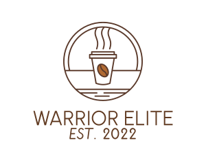 Caffeine - Coffee Cup Cafe logo design