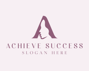 Feminine Brand Letter A logo design