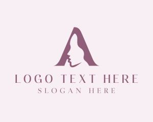 Hair Stylist - Feminine Brand Letter A logo design