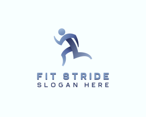 Jog - Athletic Running Sports logo design