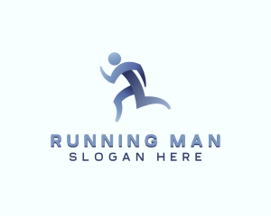 Athletic Running Sports logo design