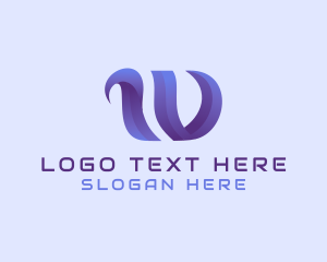 Letter W - Cyber Tech Developer logo design