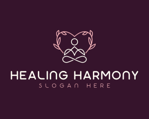 Holistic Yoga Healing logo design