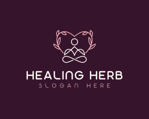 Holistic Yoga Healing logo design