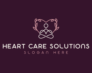 Holistic Yoga Healing logo design