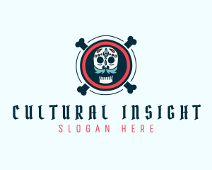 Skull Bone Festival logo design