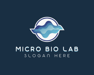 Biotech Wave Laboratory logo design