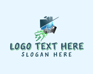 Urban - Gas Mask Artist logo design