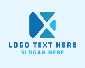 App - Technology Software Letter X logo design