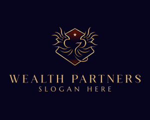 Phoenix Wings Luxury logo design