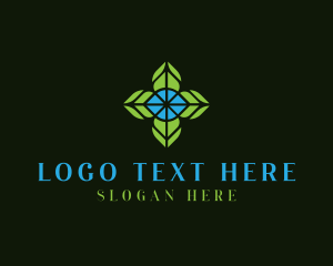 Mosaic - Flower Leaf Petals logo design
