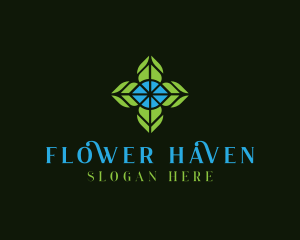 Flower Leaf Petals logo design