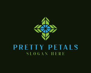 Flower Leaf Petals logo design