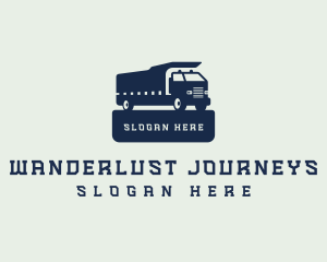 Cargo Truck Delivery Logo